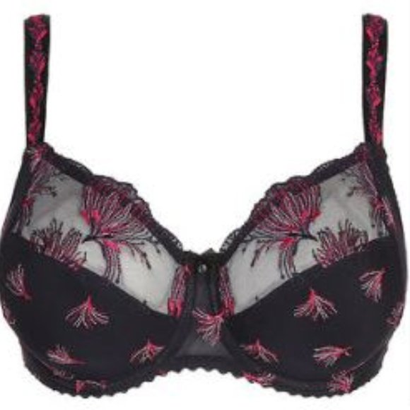 NWT New Prima Donna Fireworks Wire Bra in Midnight Blue Size 34F/34DDD - Picture 3 of 11